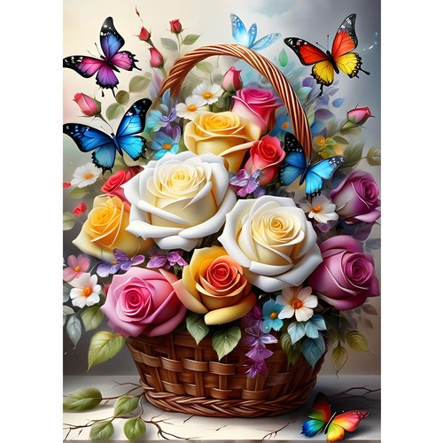 Fleurs colorées peinture - fleurs,
