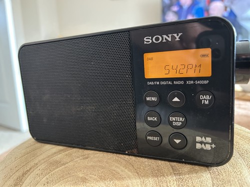 Sony xdr s40dbp radio digitale - radio,
