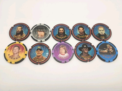 Lotto chips poker topps - chips, wwe