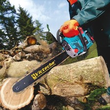 Motosega a scoppio 68CC 2 tempi con barra da 55CM per potatura pota giardinaggio