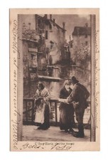 PALERMO "L'AVE MARIA" ANGELO DALL'OCA BIANCA 1917 CARTOLINA VIAGGIATA