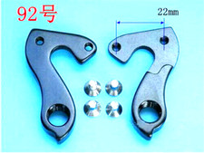 Coda ferramenta dropout bici per deragliatore posteriore Scapin ingranaggio mech gancio 92 nero