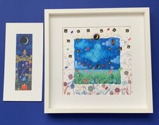 SERIGRAFIA ANDREA AGOSTINI 25x25 MARZO “LA GIOA NEL CUORE” + STAMPA