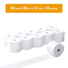 Rotoli carta termica 80x80