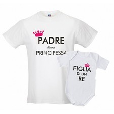 Coppia T-shirt tutina padre
