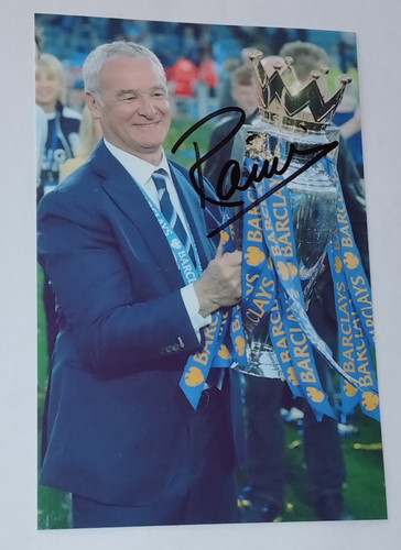 Autografo claudio ranieri - autografo, fc
