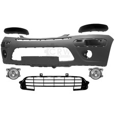Set Paraurti Anteriore Primer+ Nebbia+ + Accessori per Citroen C3 Anno Fab.