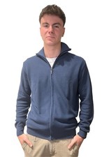 Giacca Zip Uomo Maglia 100%