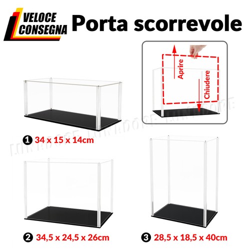 Vetrina acrilico teca - vetrina,