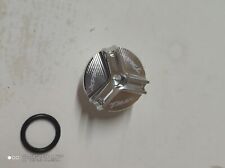 Yamaha T max Tmax 500 530 560 Tappo olio motore alluminio anodizzato argento 