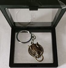 Faccia lupo portachiavi in metallo nuovo - paghi 2 prendi 3 a piacimento