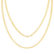 14K Oro Giallo Massiccio 3mm
