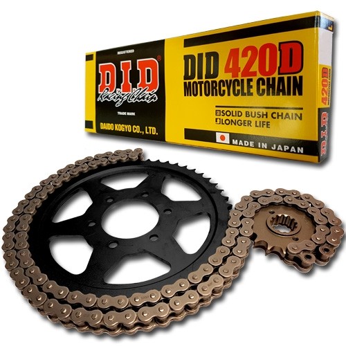 Kit catena did acciaio 420d - did,