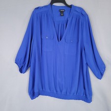 Top donna Lane Bryant blu