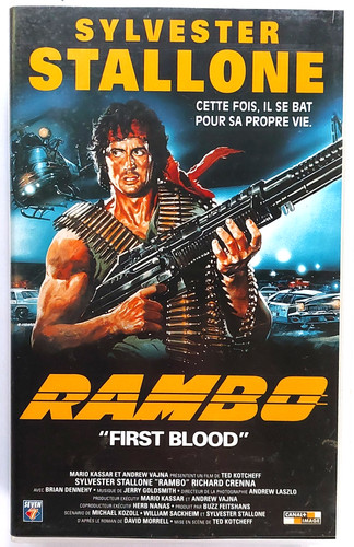 Vhs rambo first - vhs, blood