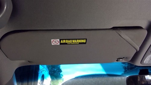 Driver left sun visor - sun,