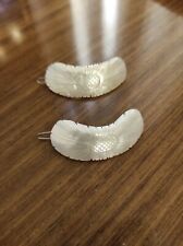 LOTTO FERMAGLI PER CAPELLI DONNA RAGAZZA MADREPERLA ORIGINALI 