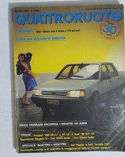 64853 QUATTRORUOTE 1986 n. 365 - FIAT Uno / Peugeot 309 / Audi 80