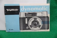 Voigtlander Dynamatic Manuale Istruzioni Originale In Inglese