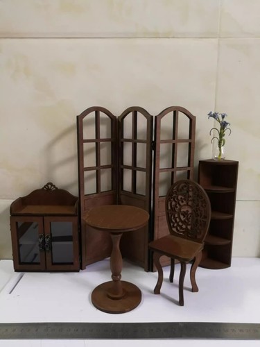 Modellino sedie tavoli vintage