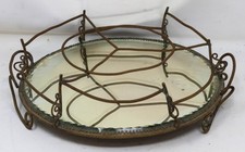 Rare Antique Mirror Plateau