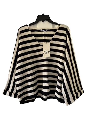 Maglione zara maglia righe - maglione,