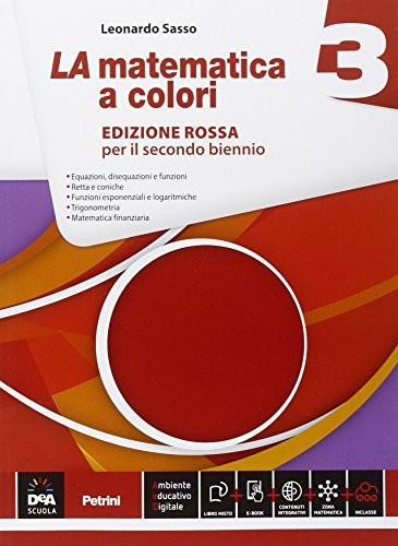 Matematica colori rossa 3 - a,