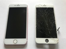 iPhone 6 7 8 Vetro Rotto Schermo LCD Rotto Riparazione Sostituzione Posta In Servizio