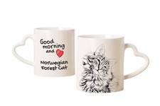 Tazza Norvegese Con Gatto