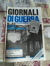 Giornali Di Guerra 52 - Roma Bombardata - 19 Luglio 1943 - La Stampa