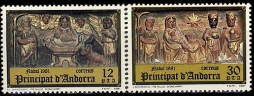 Andorra 1981 edifil 144 - 1981, 144/5
