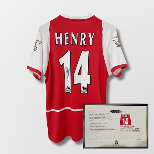 Thierry henry signed arsenal - henry,