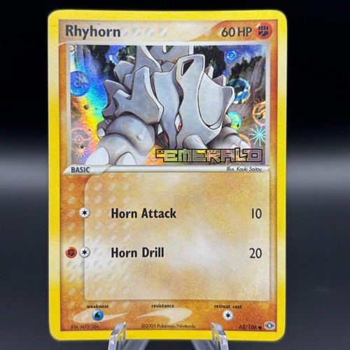 Rhyhorn holofoil timbrato - -,