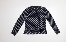 T-shirt Zara Basic donna blu a