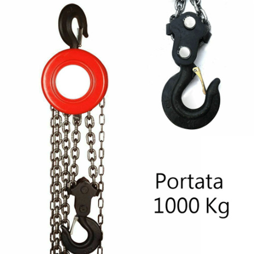 Paranco manuale fabbrica - , 1t