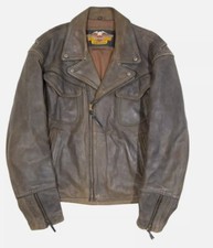 RARA Giacca Vinatge giubbotto pelle Originale harley davidson Tg XL Giubbino