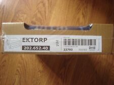 IKEA EKTORP Copertura per poggiapiedi Ektorp Rutna blu ottomano antiscivolo 202.652.40