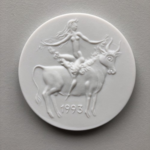 Medaglia meissen porcellana - medaglia,
