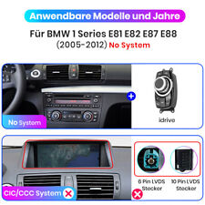 Autoradio 10.25'' Android 13 8 core GPS Navi iDrive per BMW Serie 1 E81 E82 E87 E88