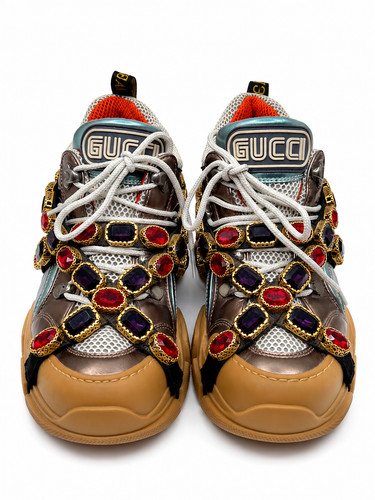 Gucci multicolor leather and - leather,