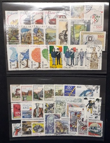 1986 italia francobolli usati - italia,
