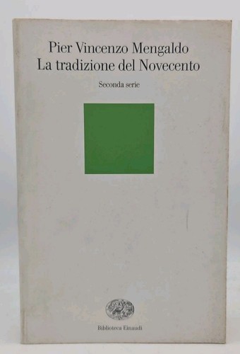 Mengaldo tradizione del - la,