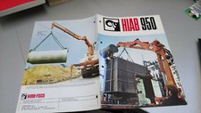 Opuscolo Brochure GRU HIAB 950, 1973, OTTIMO! pubblicità booklet autocarri