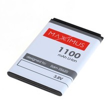 Batteria Maxximus per Samsung GT-B3410 / B3410 1100 mAh agli ioni di litio (AB463651BU)