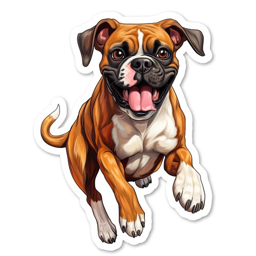 Adesivo vinile per cani - adesivo,