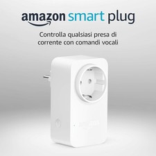 Amazon Smart Plug (presa intelligente con connettività Wi-Fi) compatibile Alexa
