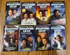 Lot (8) Quantum Leap Paperbacks 1990s Novels Based on TV Show Sci-Fi, Ace