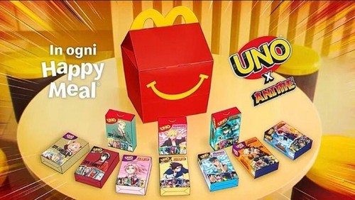 Mcdonald carte uno anime - mcdonald's,