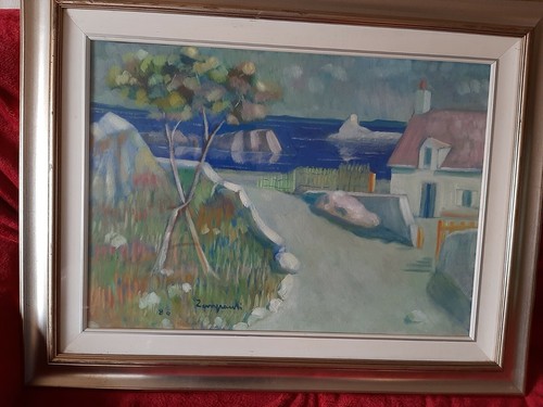 Domenico zangrandi olio su - domenico,