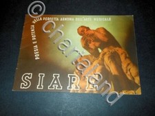 Pubblicità Brochure Radiotecnica - Radio SIARE 1940